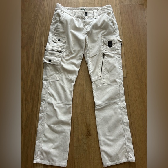 Lauren Ralph Lauren White Cargo Pants – Size 6 - Picture 1 of 6